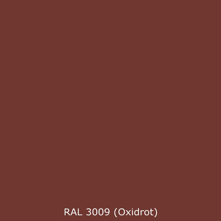 Waschbeckenrückwand Einfarbig RAL 3009 Oxidrot