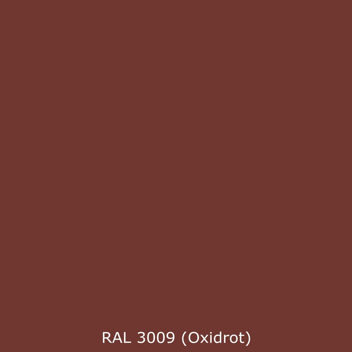 Badrückwand Einfarbig RAL 3009 Oxidrot