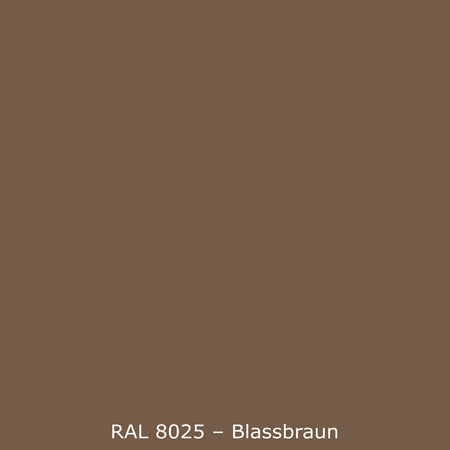Badewannenverkleidung Einfarbig RAL 8025 Blassbraun
