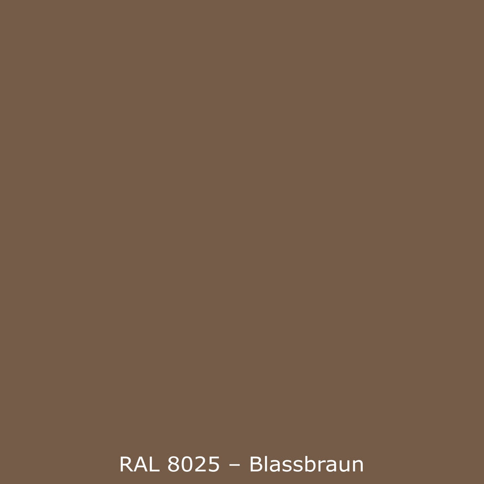 Badewannenverkleidung Einfarbig RAL 8025 Blassbraun