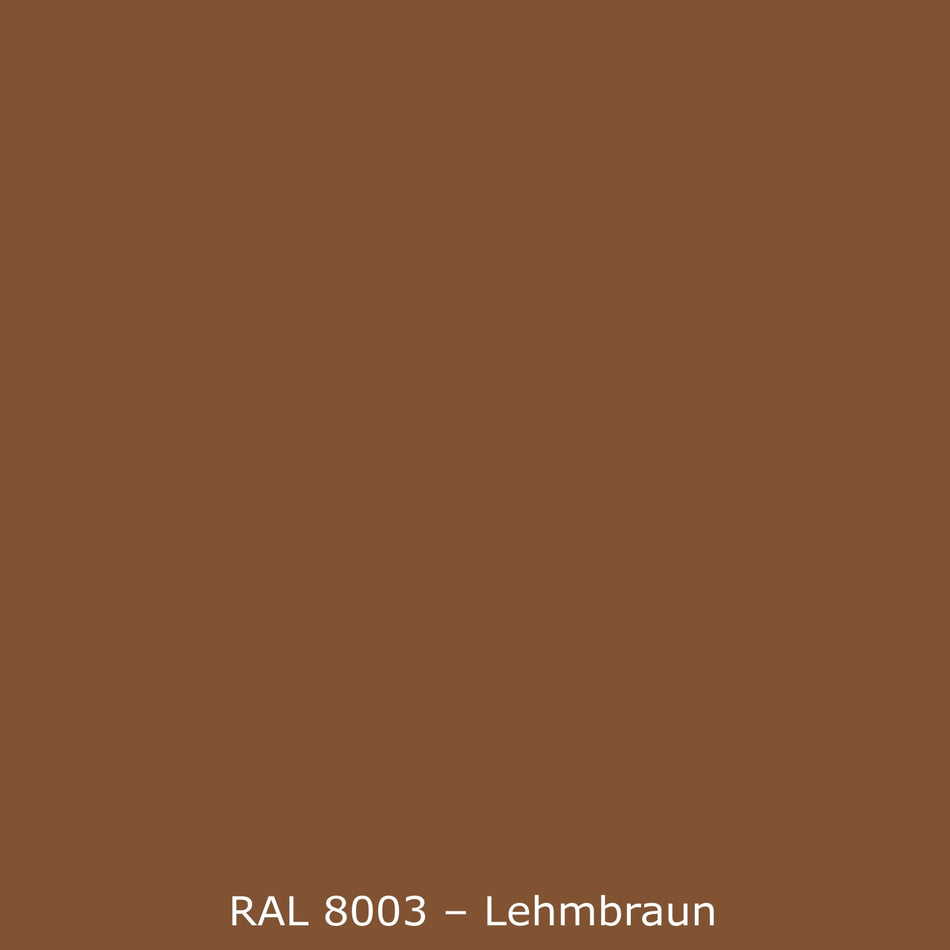 Waschbeckenrückwand Einfarbig RAL 8003 Lehmbraun