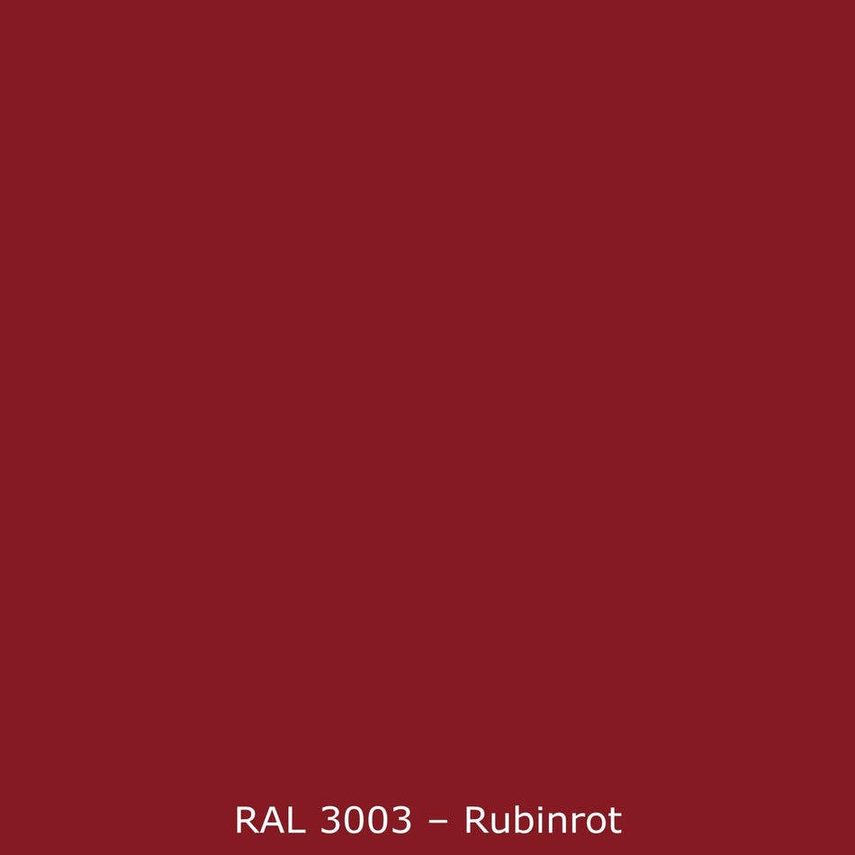 Badrückwand Einfarbig RAL 3003 Rubinrot