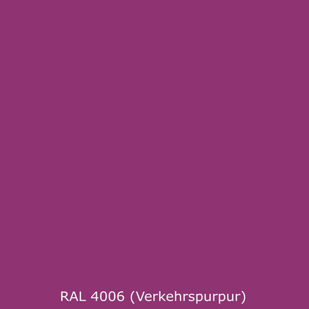 Badrückwand Einfarbig RAL 4006 Verkehrspurpur