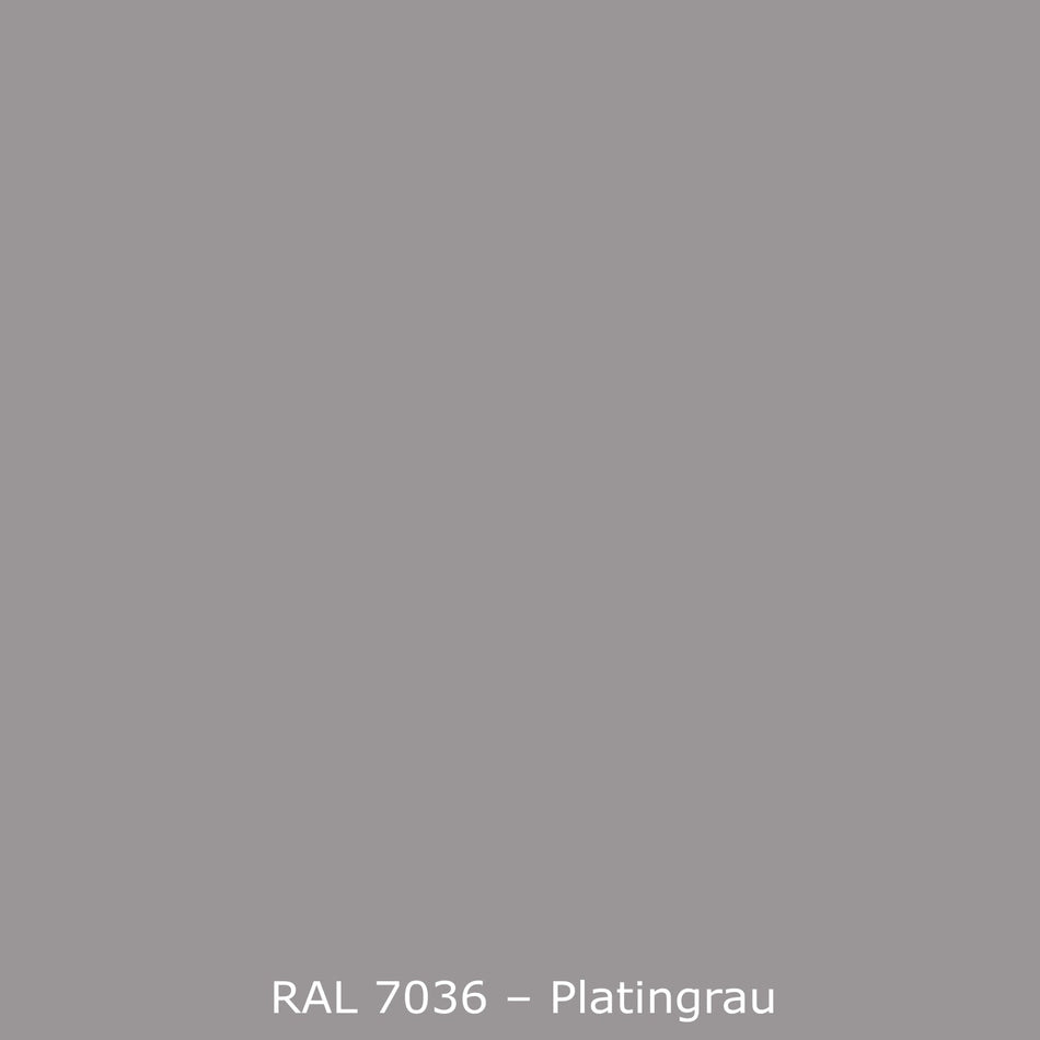 Waschbeckenrückwand Einfarbig RAL 7036 Platingrau