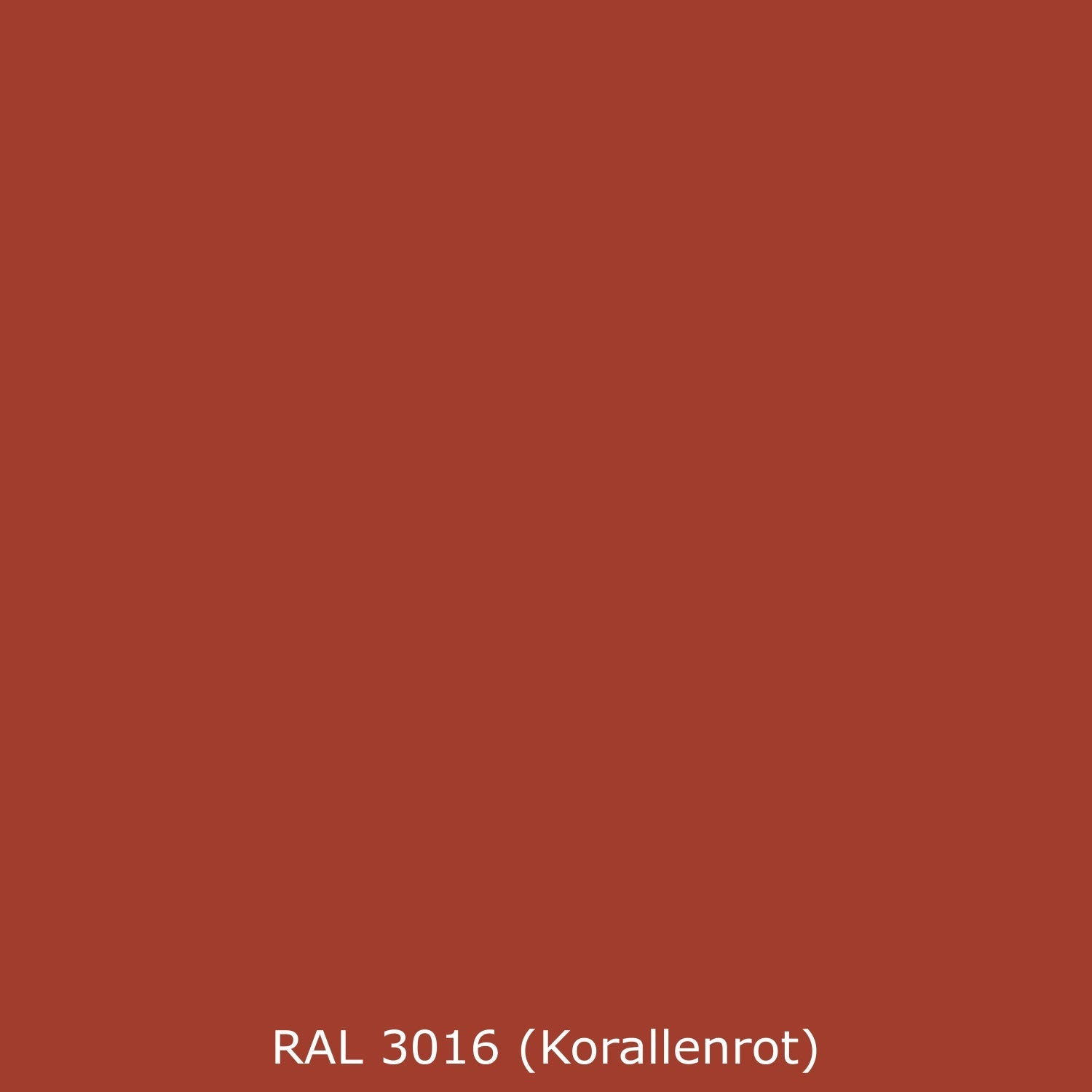 Waschbeckenrückwand Einfarbig RAL 3016 Korallenrot