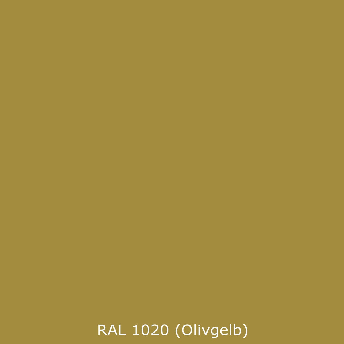 Badrückwand Einfarbig RAL 1020 Olivgelb
