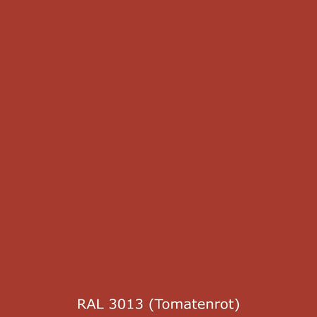 Badrückwand Einfarbig RAL 3013 Tomatenrot