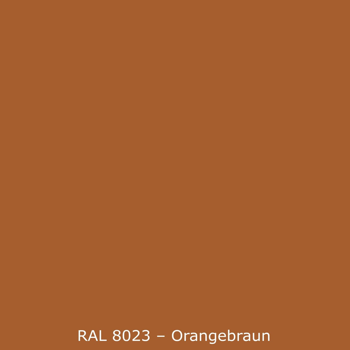 Badewannenverkleidung Einfarbig RAL 8023 Orangbraun