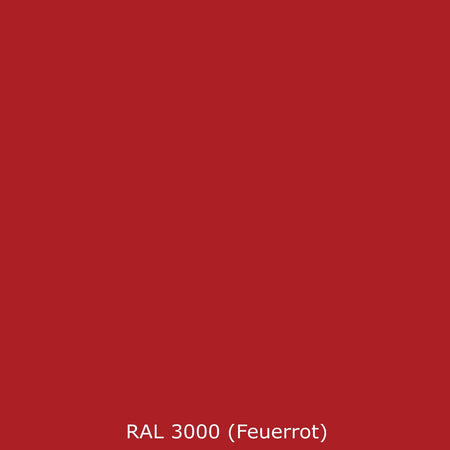 Waschbeckenrückwand Einfarbig RAL 3000 Feuerrot