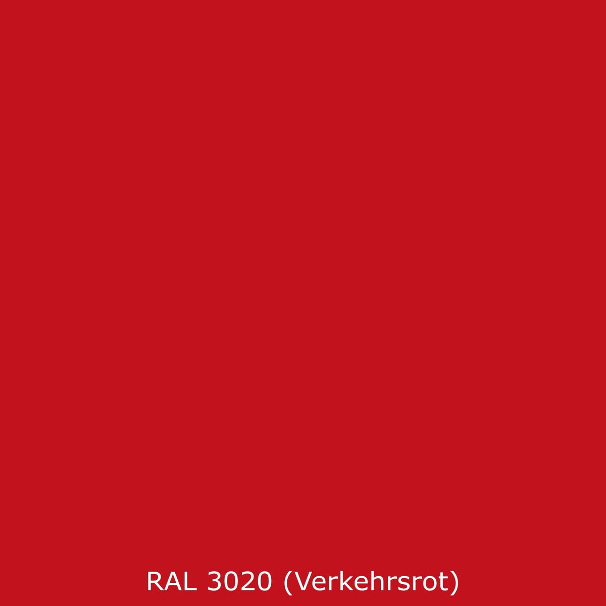 Badewannenverkleidung Einfarbig RAL 3020 Verkehrsrot