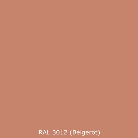 Waschbeckenrückwand Einfarbig RAL 3012 Beigerot
