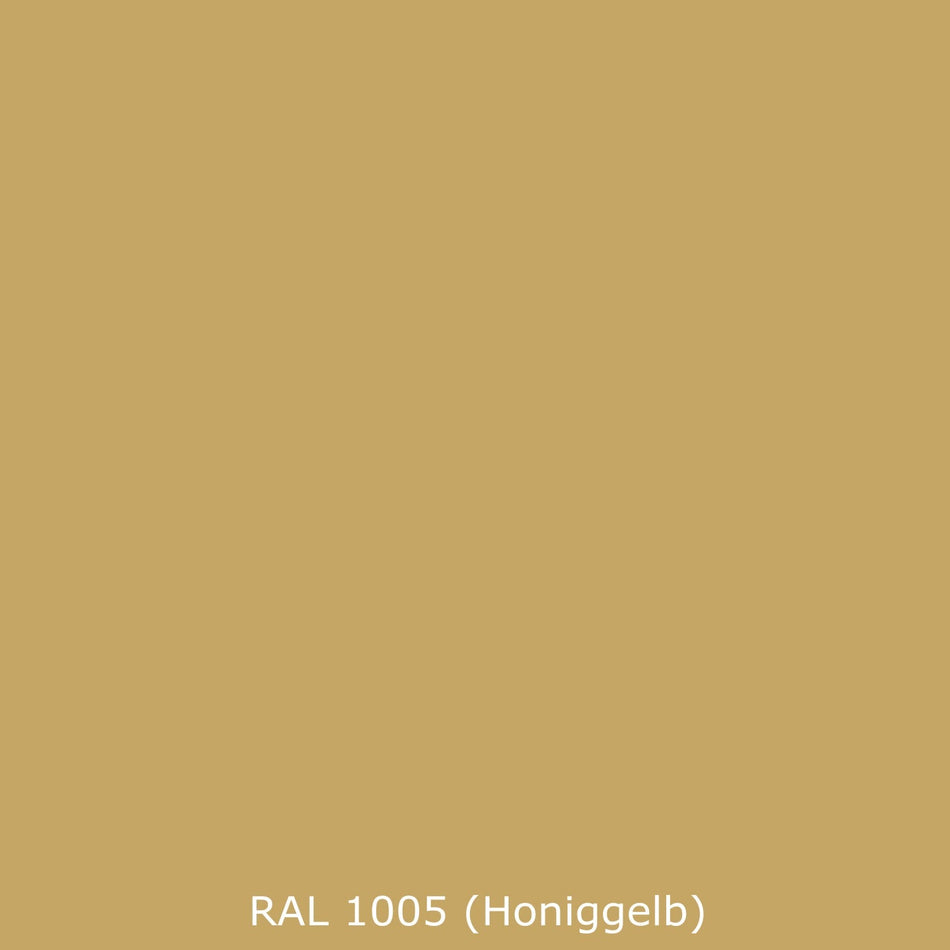 Badrückwand Einfarbig RAL 1005 Honiggelb