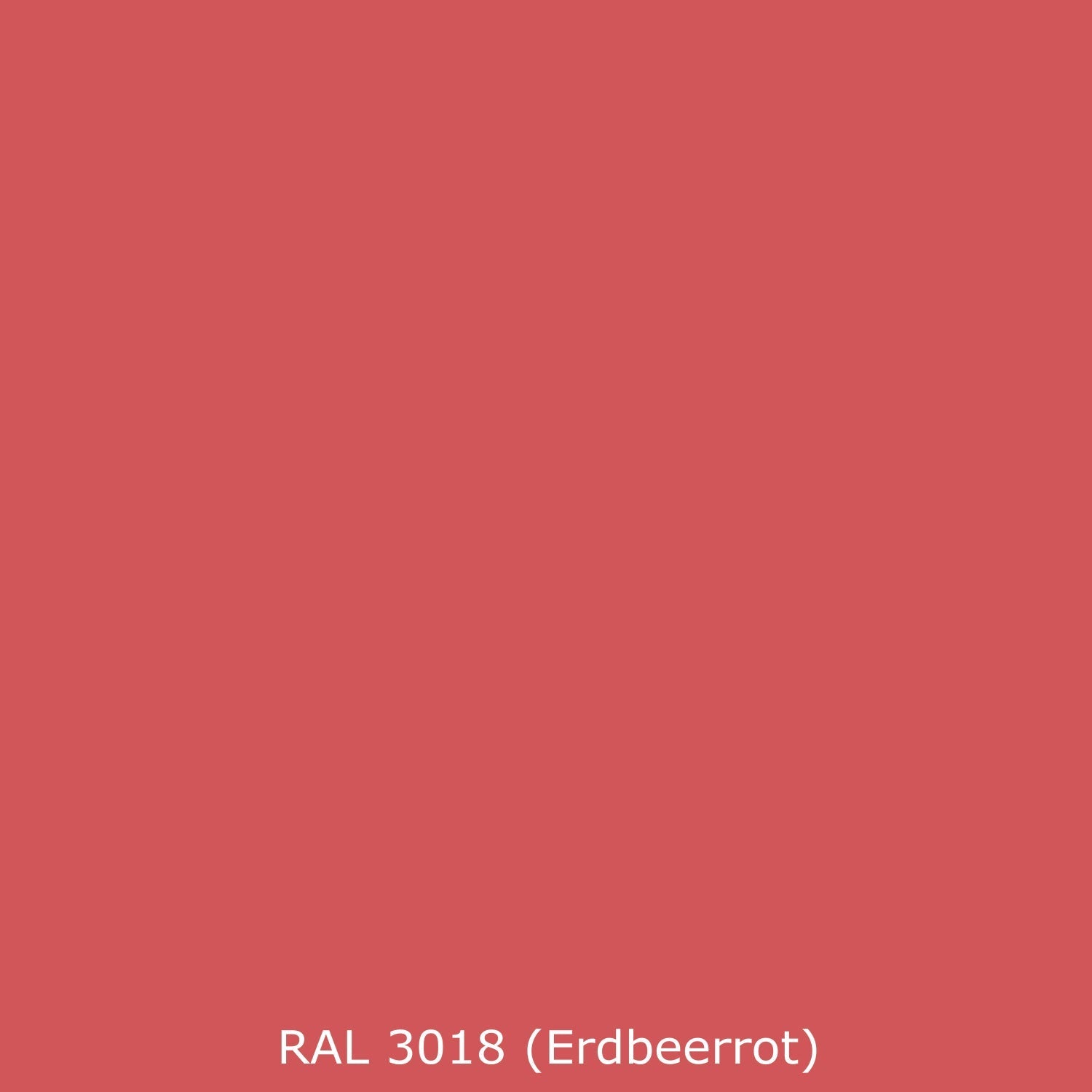 Badrückwand Einfarbig RAL 3018 Erdbeerrot