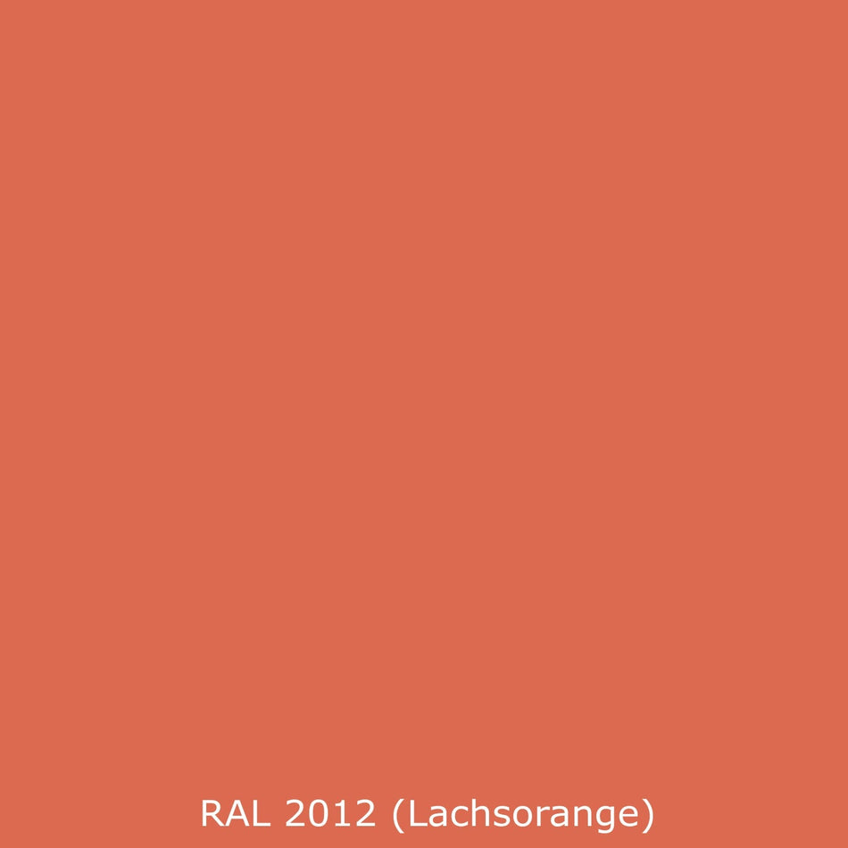 Badrückwand Einfarbig RAL 2012 Lachsorange