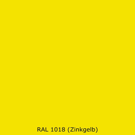 Badrückwand Einfarbig RAL 1018 Zinkgelb