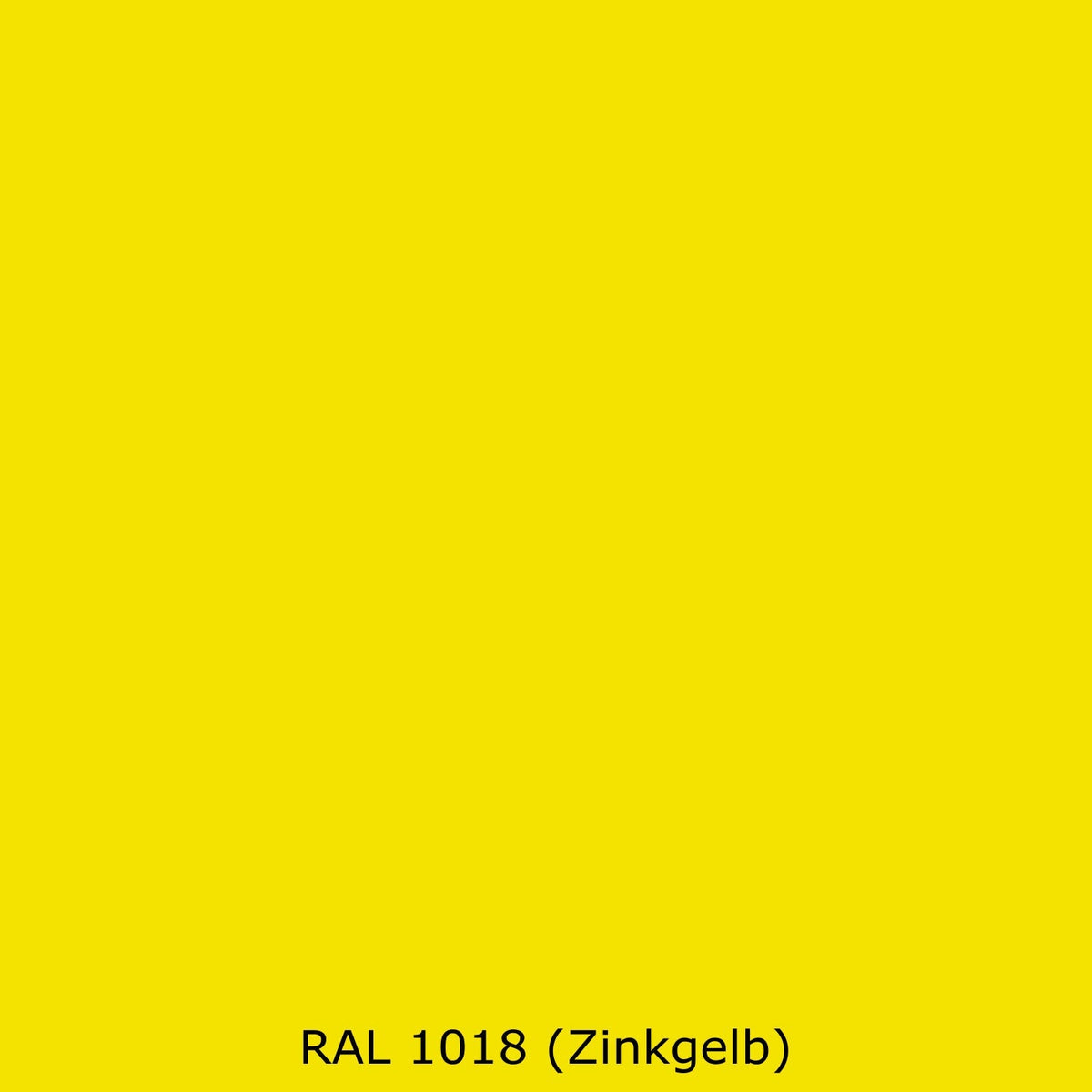 Waschbeckenrückwand Einfarbig RAL 1018 Zinkgelb