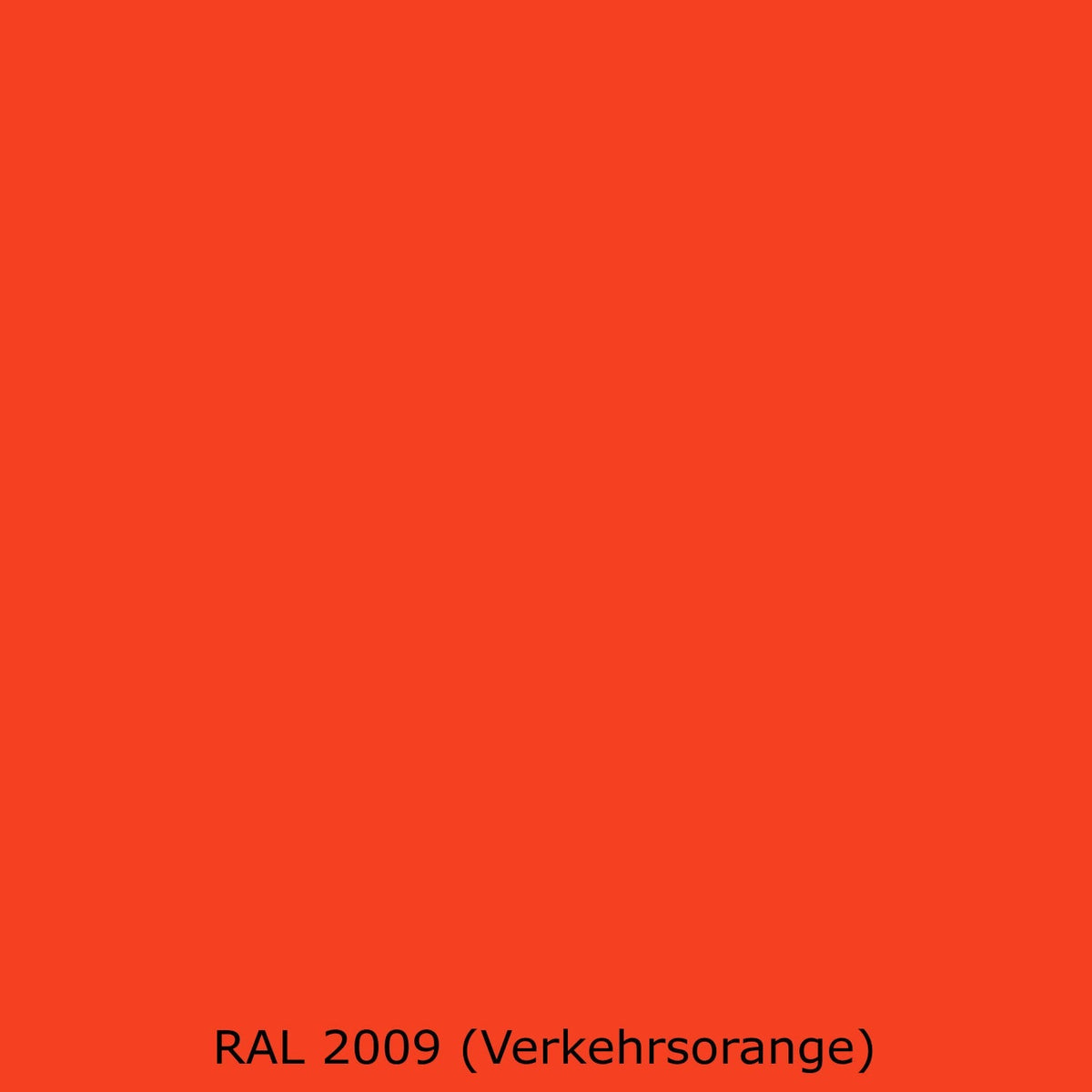 Waschbeckenrückwand Einfarbig RAL 2009 Verkehrsorange