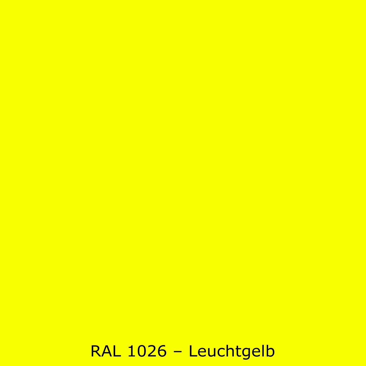 Badewannenverkleidung Einfarbig RAL 1026 Leuchtgelb